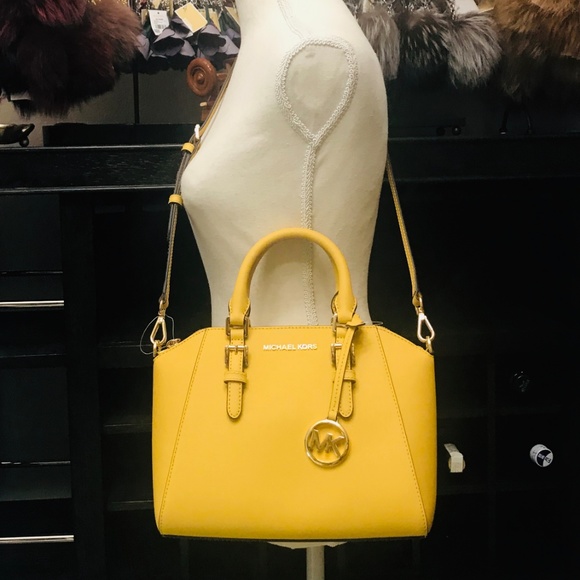 2PCS Michael Kors Ciara Medium Satchel Wallet Set - Picture 7 of 8